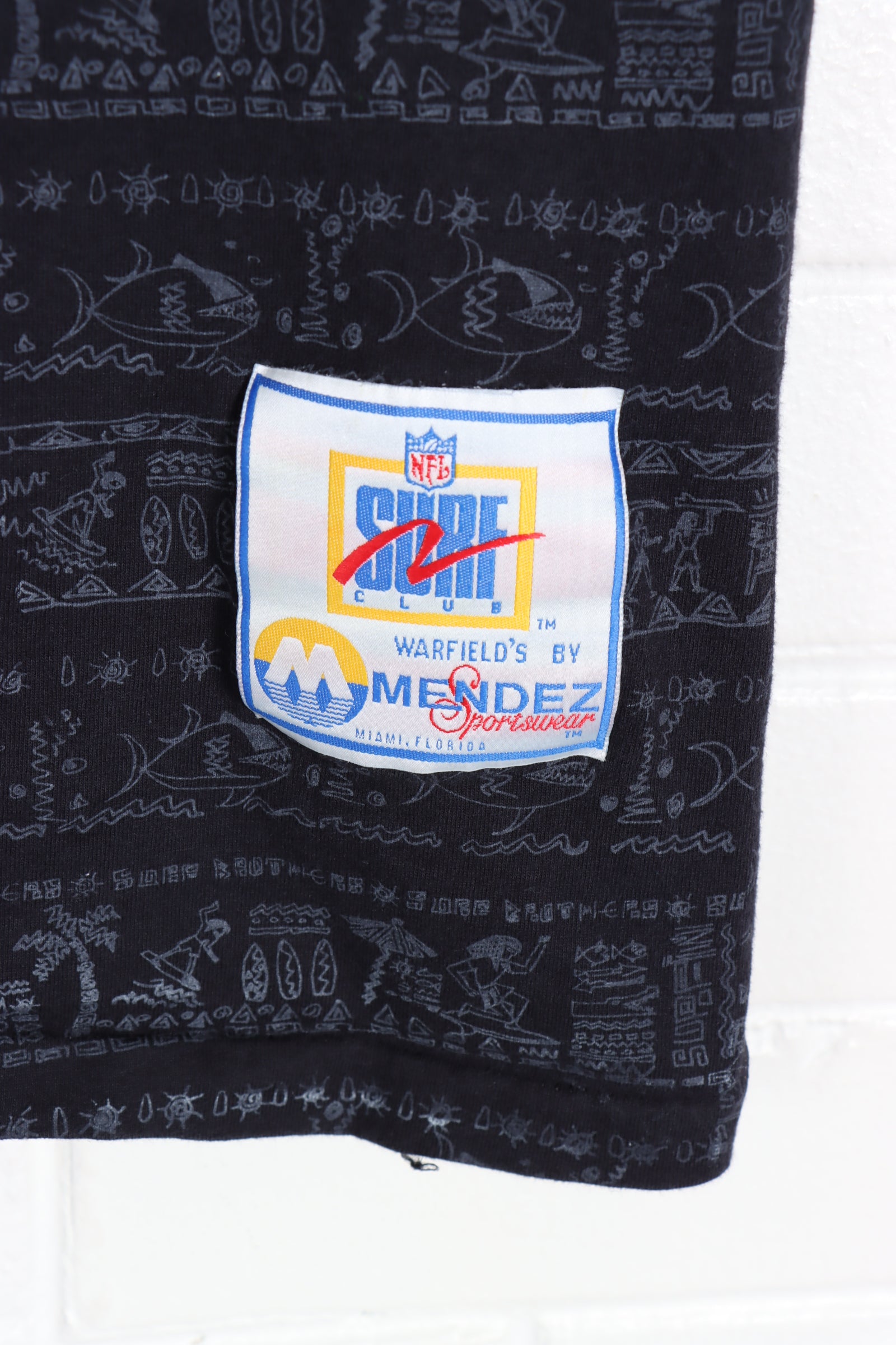 Los Angeles Rams NFL Football USA Made All Over Print Tee (L) - Vintage Sole Melbourne