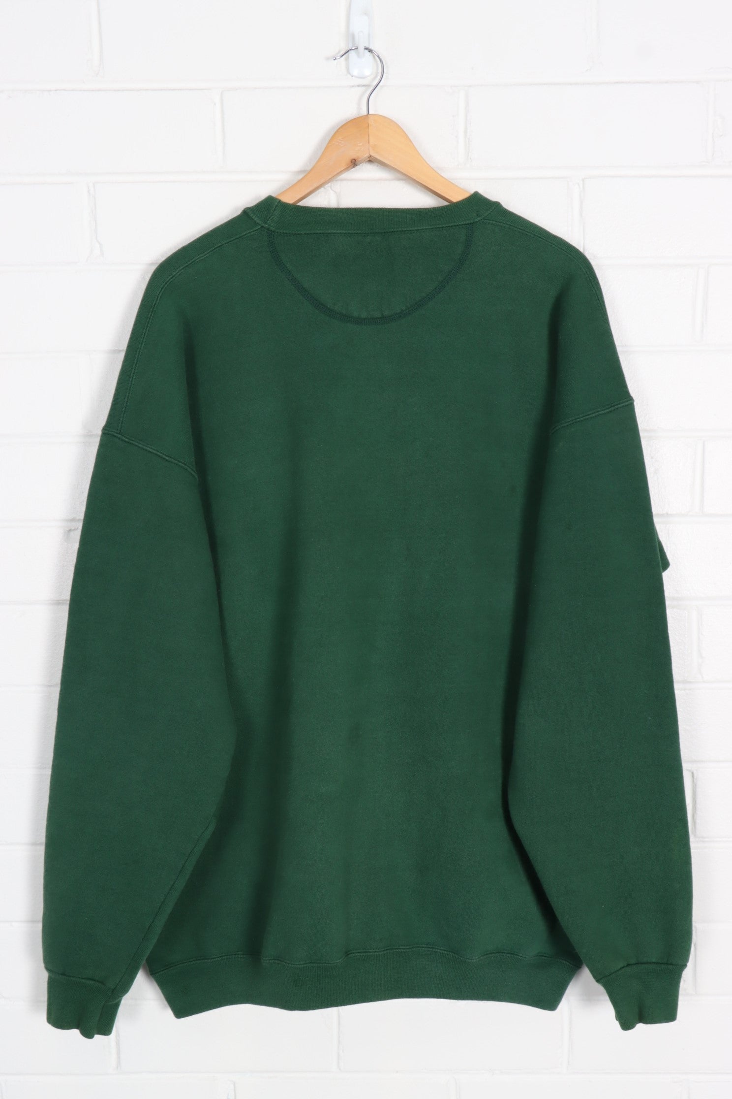 Michigan State University MSU Music Treble Clef Logo Sweatshirt USA Made (XXL) - Vintage Sole Melbourne