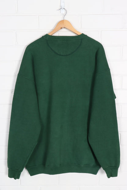 Michigan State University MSU Music Treble Clef Logo Sweatshirt USA Made (XXL) - Vintage Sole Melbourne