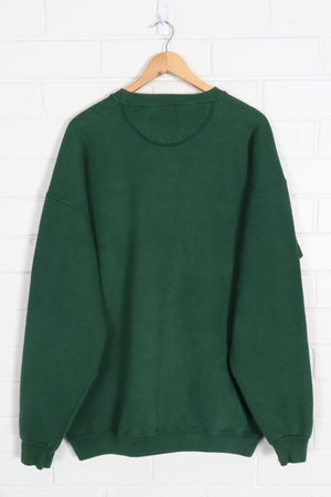 Michigan State University MSU Music Treble Clef Logo Sweatshirt USA Made (XXL) - Vintage Sole Melbourne