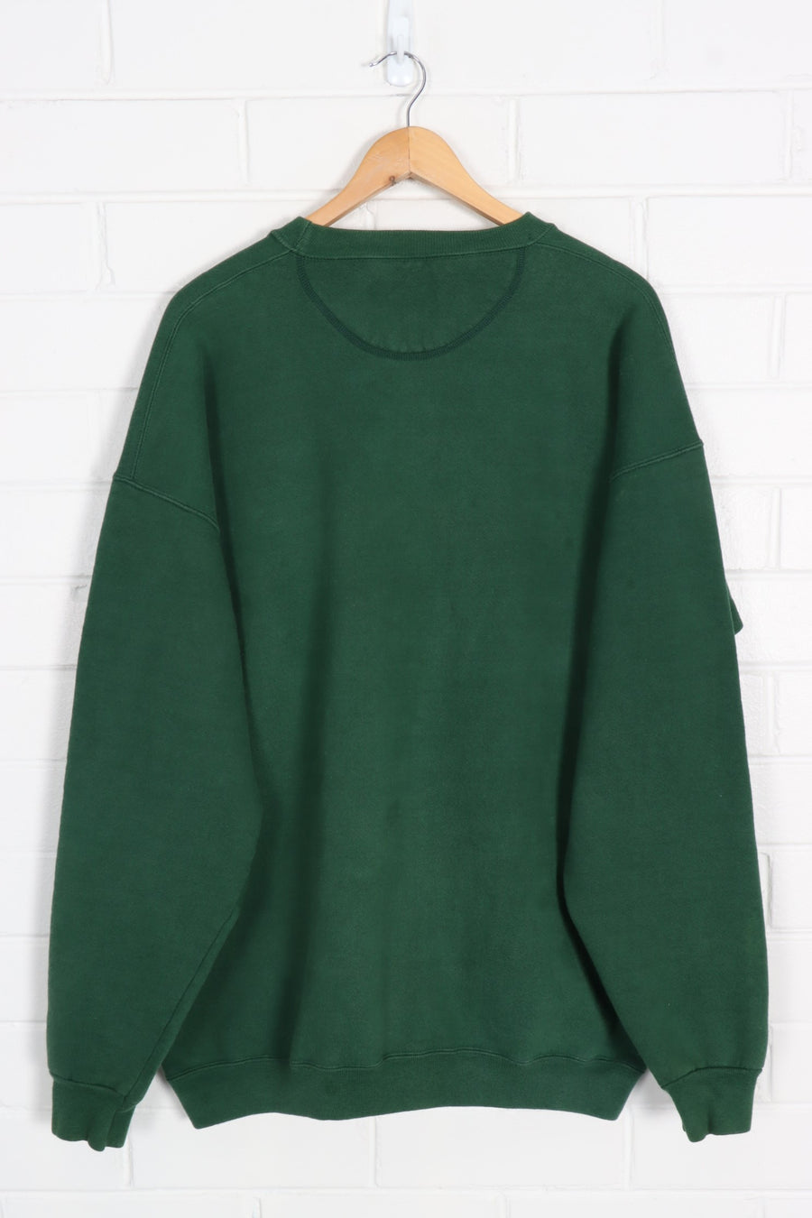 Michigan State University MSU Music Treble Clef Logo Sweatshirt USA Made (XXL) - Vintage Sole Melbourne
