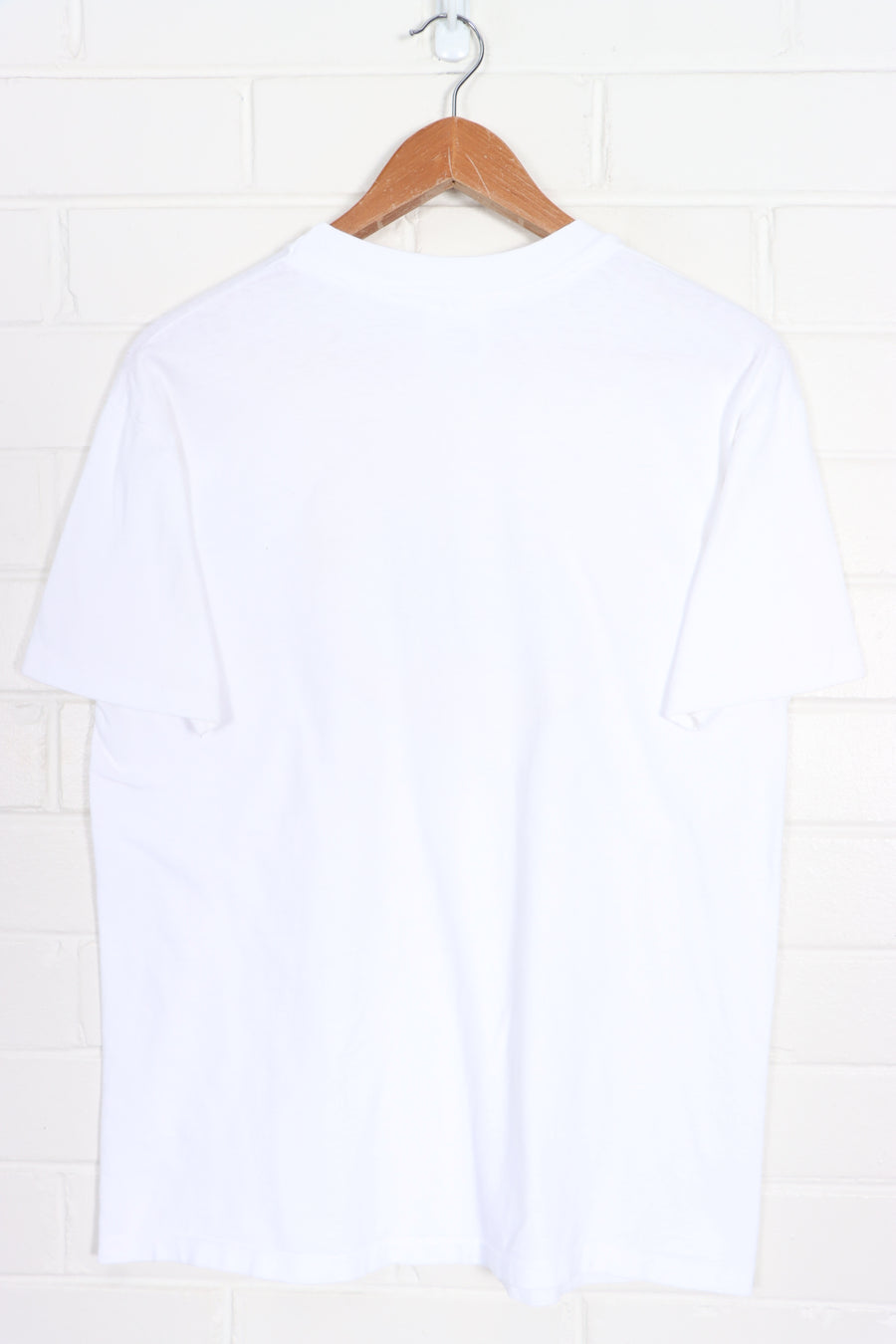 HARD ROCK CAFE Rock & Roll Embassy Seal Single Stitch Tee USA Made (M) - Vintage Sole Melbourne