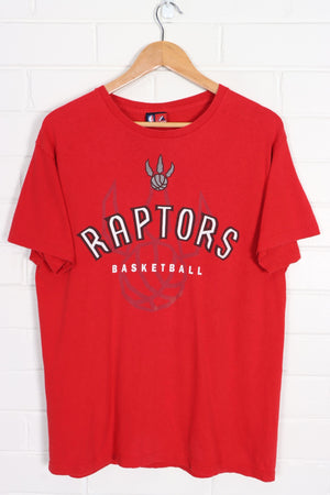 NBA Toronto Raptors #17 Valanciunas Front Back Tee (M)