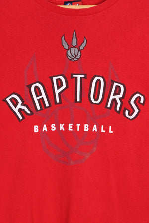 NBA Toronto Raptors #17 Valanciunas Front Back Tee (M)