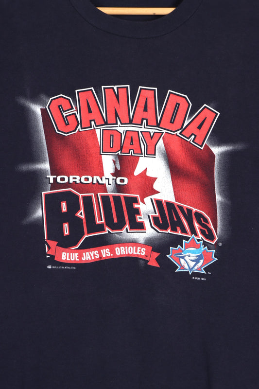 MLB Toronto Blue Jays 1999 Canada Day Single Stitch Tee (XL) - Vintage Sole Melbourne