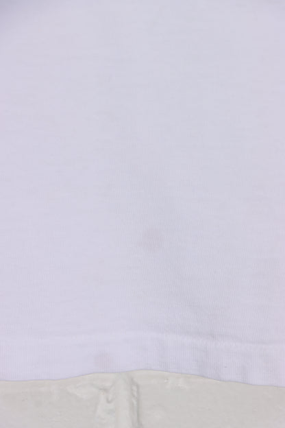 FILA Stamped Logo Single Stitch Tee USA Made (L) - Vintage Sole Melbourne