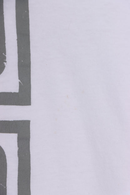 FILA Stamped Logo Single Stitch Tee USA Made (L) - Vintage Sole Melbourne