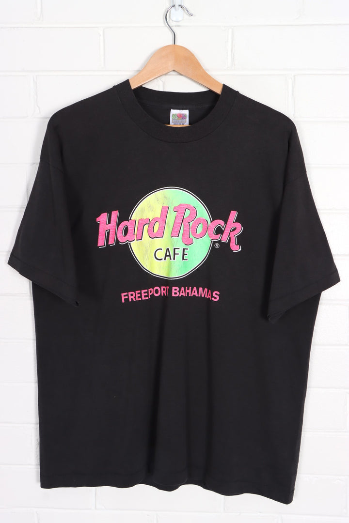 HARD ROCK CAFE Freeport Bahamas Single Stitch T-Shirt (XL) - Vintage Sole Melbourne