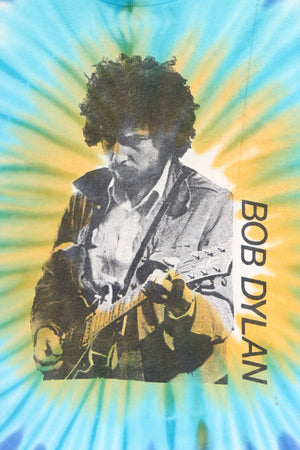 Bob Dylan 'Never Ending Tour' 2000 Tie Dye T-Shirt (L)