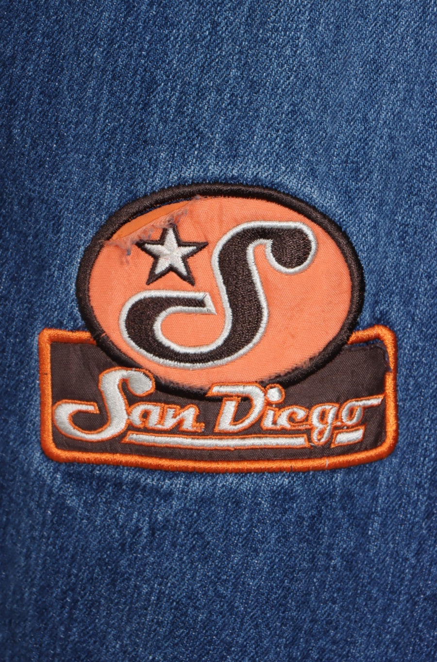NBA Inspired 'All Stars' Team Patches Jeans (38 x 32) - Vintage Sole Melbourne