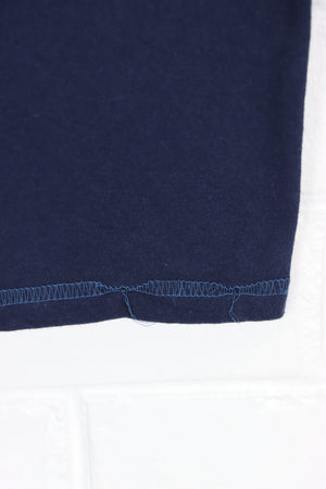 NIKE Blue Toned Center Swoosh Logo T-Shirt (M) - Vintage Sole Melbourne
