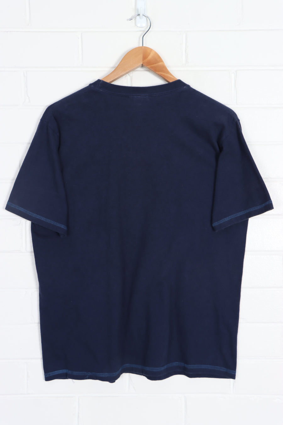 NIKE Blue Toned Swoosh Logo T-Shirt (M)