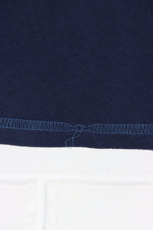 NIKE Blue Toned Center Swoosh Logo T-Shirt (M) - Vintage Sole Melbourne