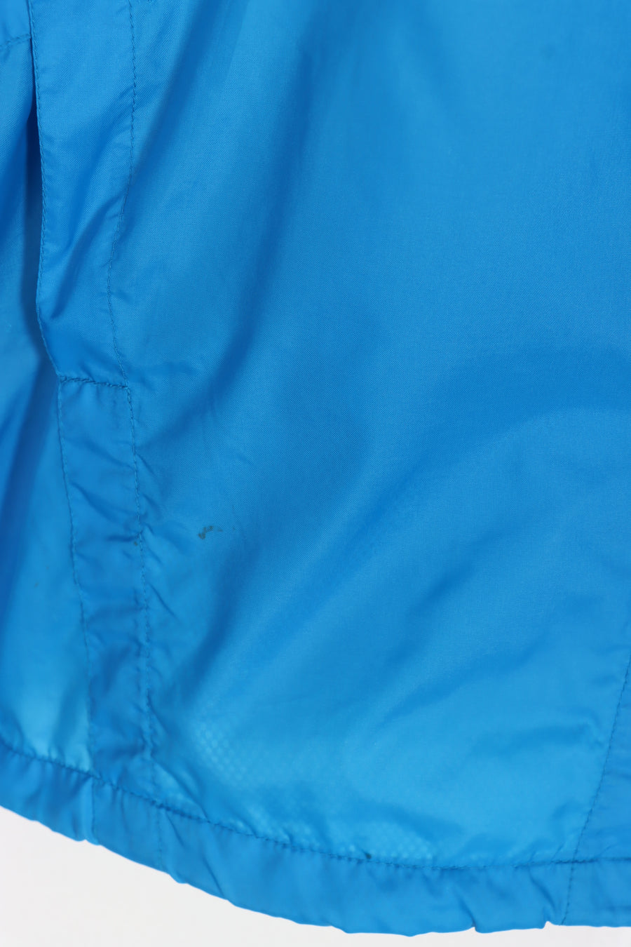 NIKE Blue Embroidered Logo Retractable Hood Lightweight Windbreaker (XL-XXL) - Vintage Sole Melbourne