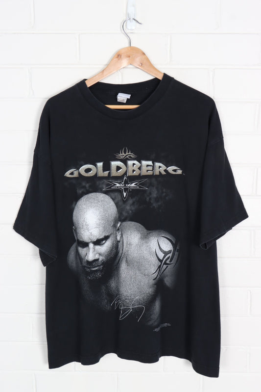 1998 Vintage Bill Goldberg WCW 'You're Next!' Front & Back Tee (XXL) - Vintage Sole Melbourne