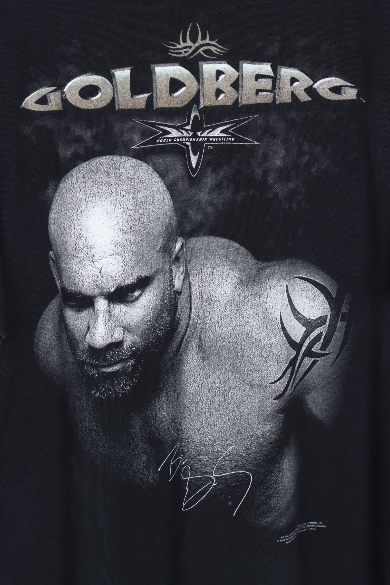 1998 Vintage Bill Goldberg WCW 'You're Next!' Front & Back Tee (XXL) - Vintage Sole Melbourne