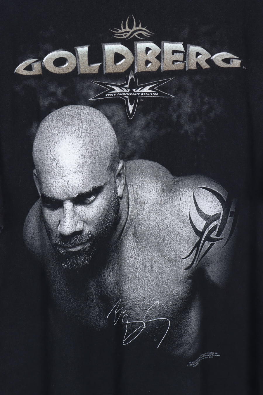 1998 Vintage Bill Goldberg WCW 'You're Next!' Front & Back Tee (XXL) - Vintage Sole Melbourne