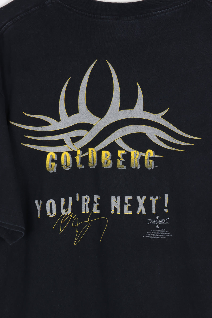 1998 Vintage Bill Goldberg WCW 'You're Next!' Front & Back Tee (XXL) - Vintage Sole Melbourne