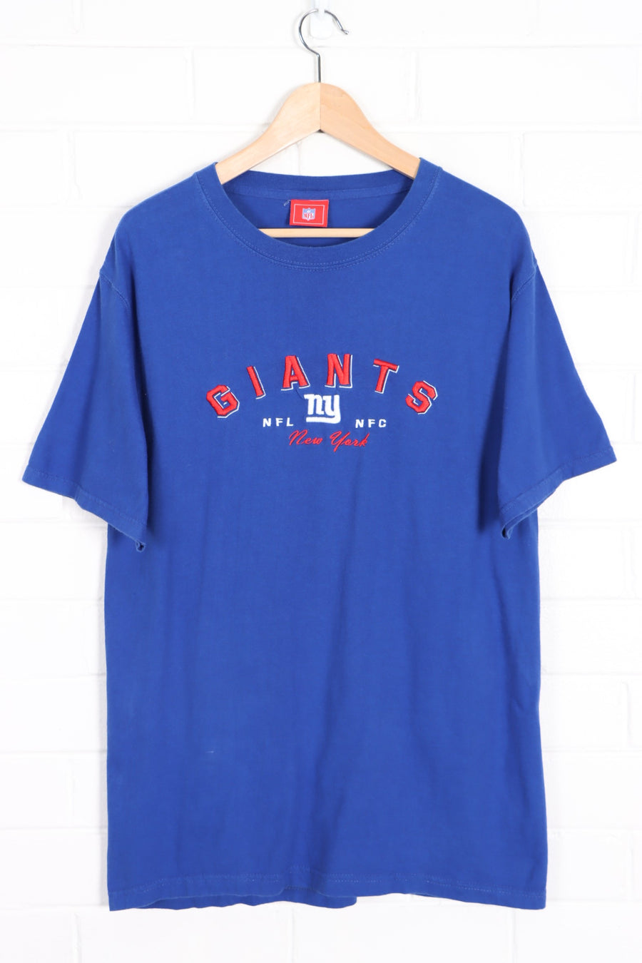 NFL NFC New York Giants Embroidered T-Shirt (M) - Vintage Sole Melbourne