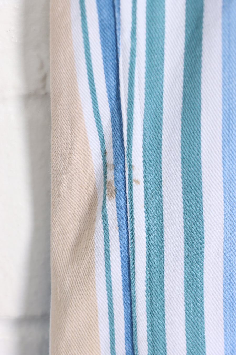 Windsor Shirt Company Striped Button Up Short Sleeve Shirt (XL)