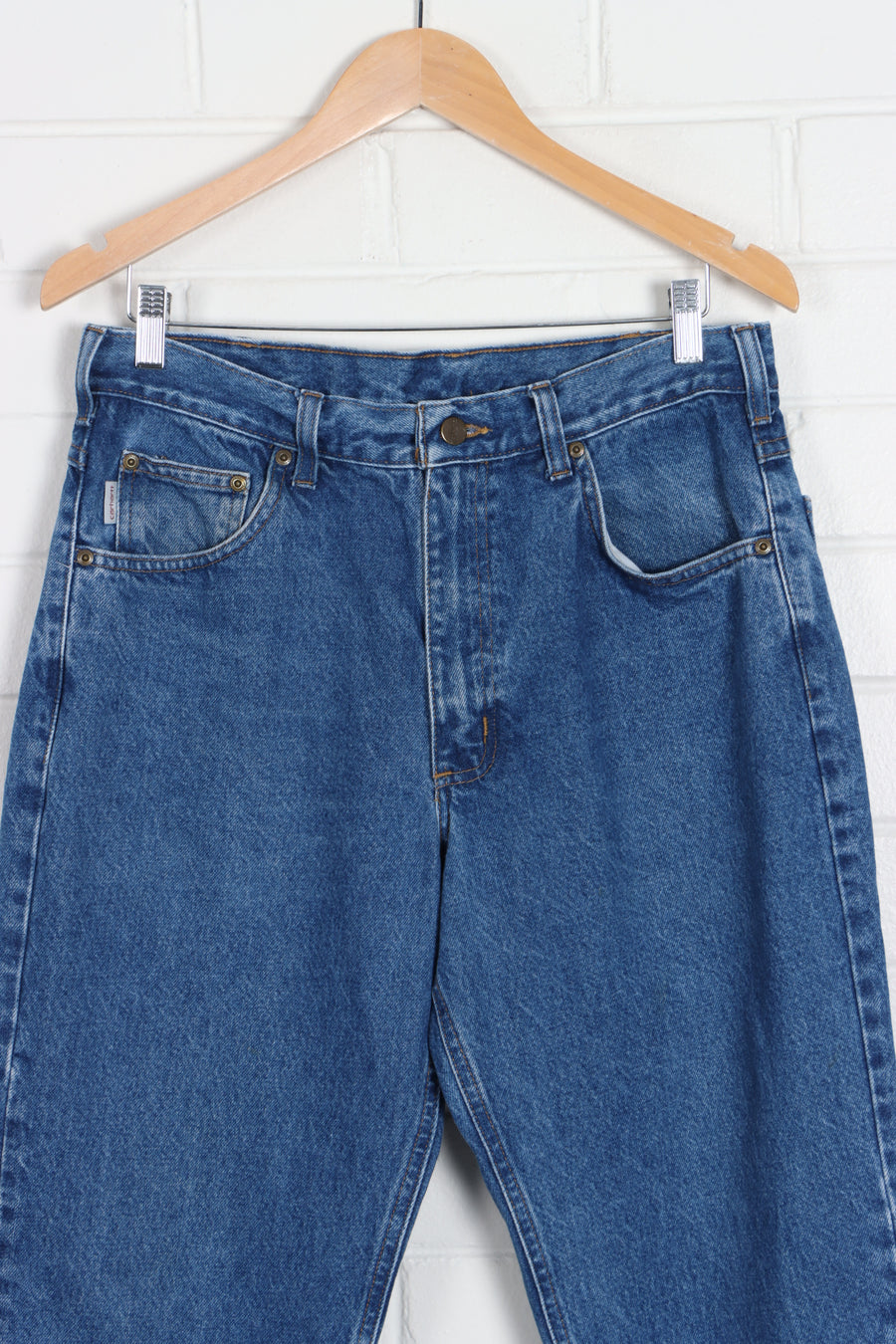 CARHARTT Blue Straight Leg Workwear Jeans (M-L) - Vintage Sole Melbourne