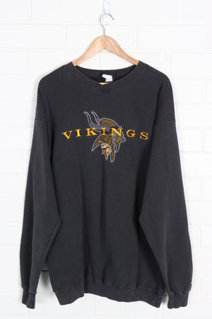 NFL Minnesota Vikings Embroidered STARTER Sweatshirt (XL)