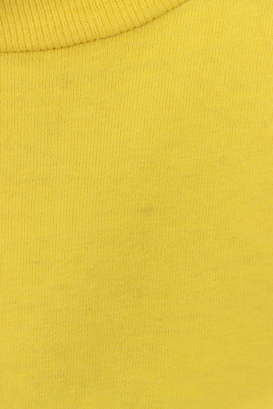 TOMMY HILFIGER JEANS Embossed Logo Yellow T-Shirt (L) - Vintage Sole Melbourne