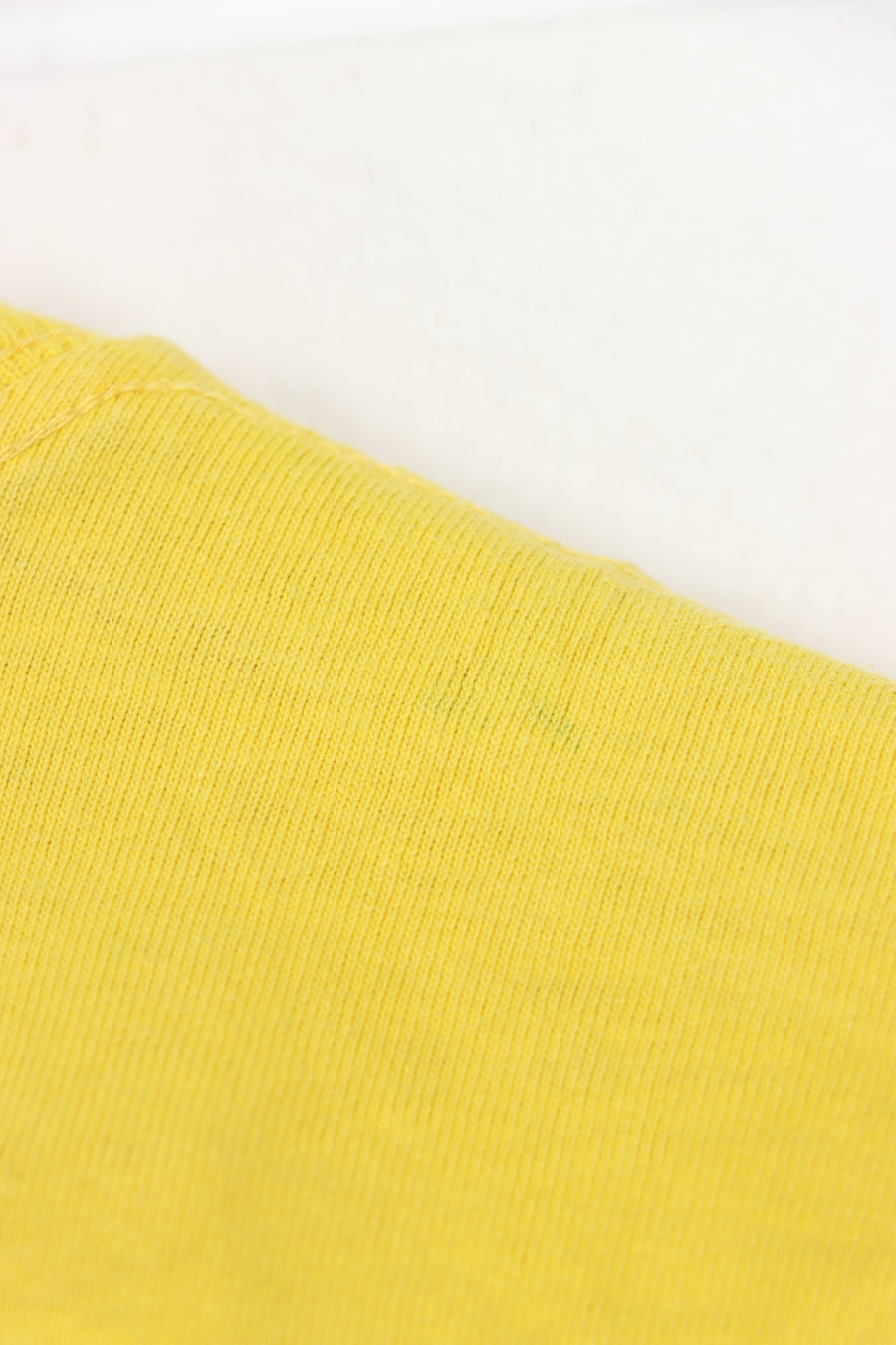 TOMMY HILFIGER JEANS Embossed Logo Yellow T-Shirt (L) - Vintage Sole Melbourne