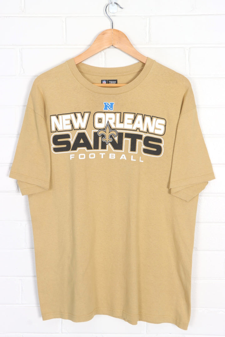 NFL New Orleans Saints Football Gold T-Shirt (L)