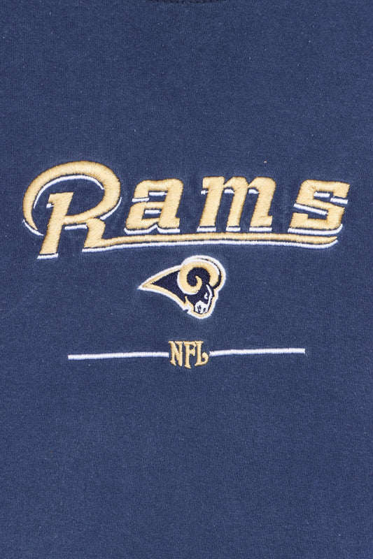Los Angeles Rams NFL Embroidered Logo Tee (2XL) - Vintage Sole Melbourne