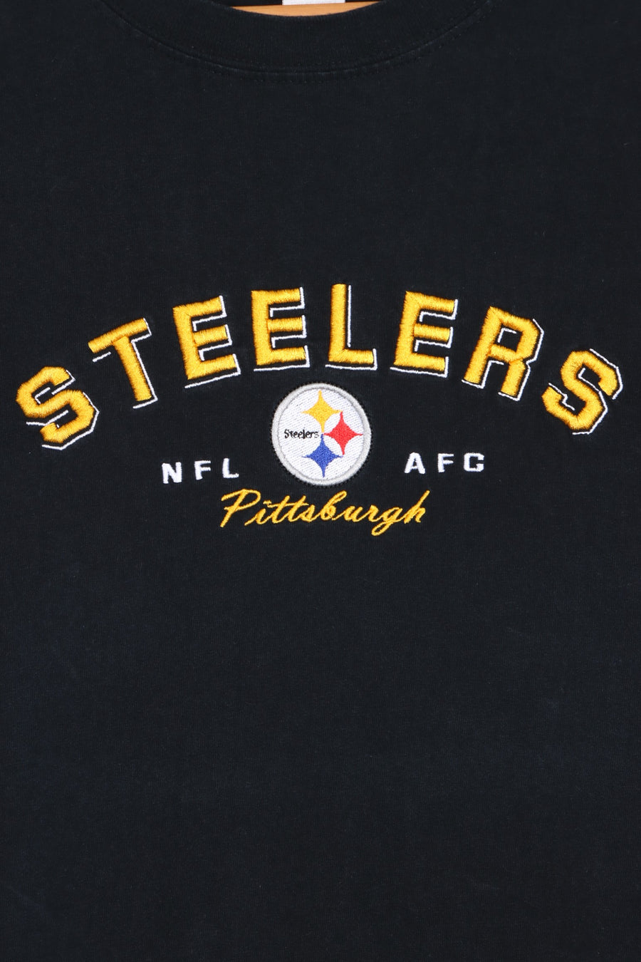 Pittsburgh Steelers Embroidered Logo T-Shirt (M-L)