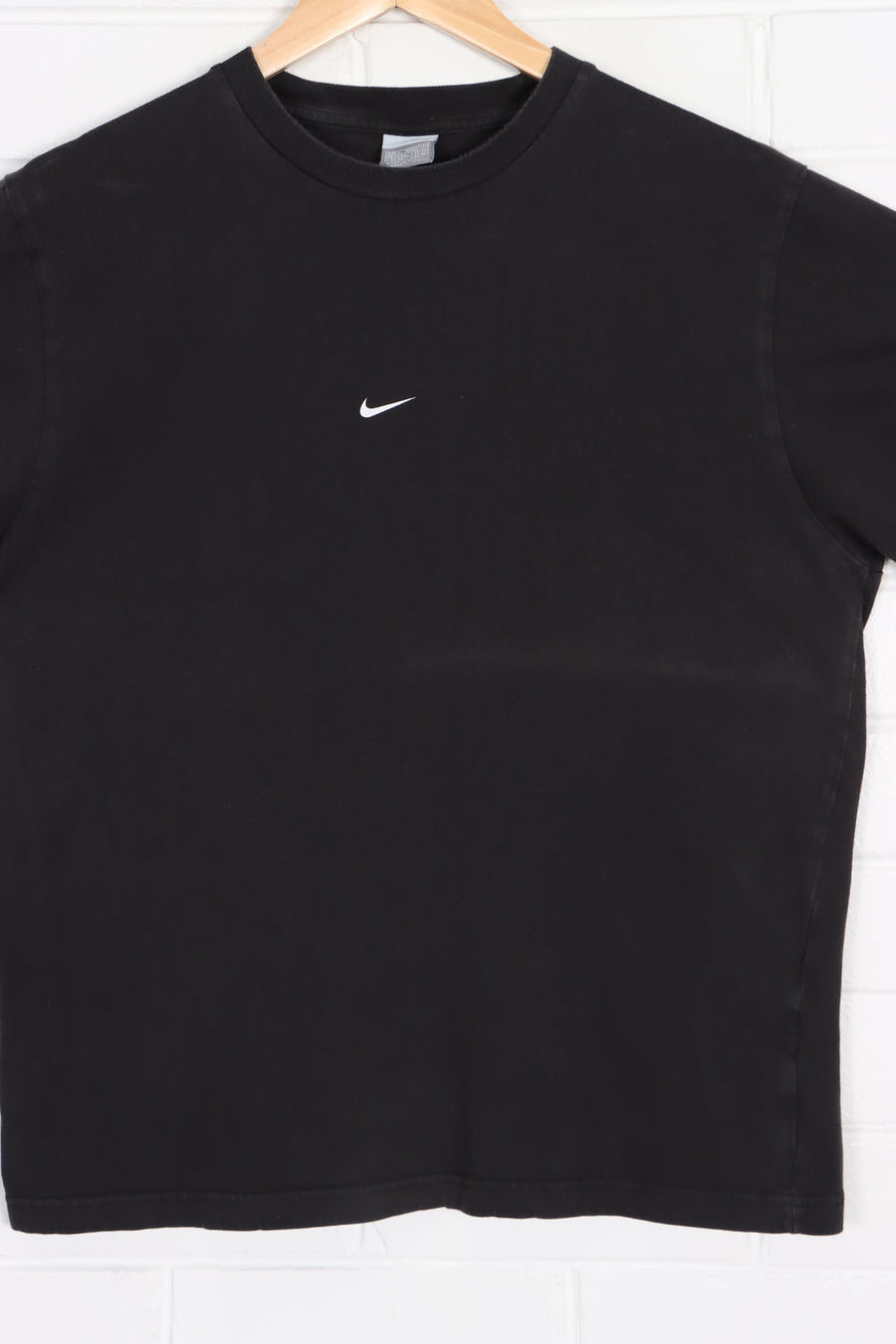 NIKE Uptempo Basketball Centre Swoosh Front Back T-Shirt (L)