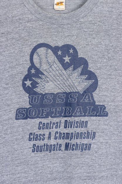 USSSA Softball Single Stitch RUSSELL ATHLETIC Tee (L) - Vintage Sole Melbourne