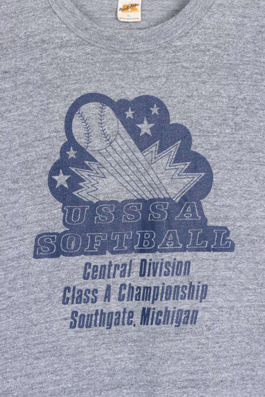 USSSA Softball Single Stitch RUSSELL ATHLETIC Tee (L) - Vintage Sole Melbourne
