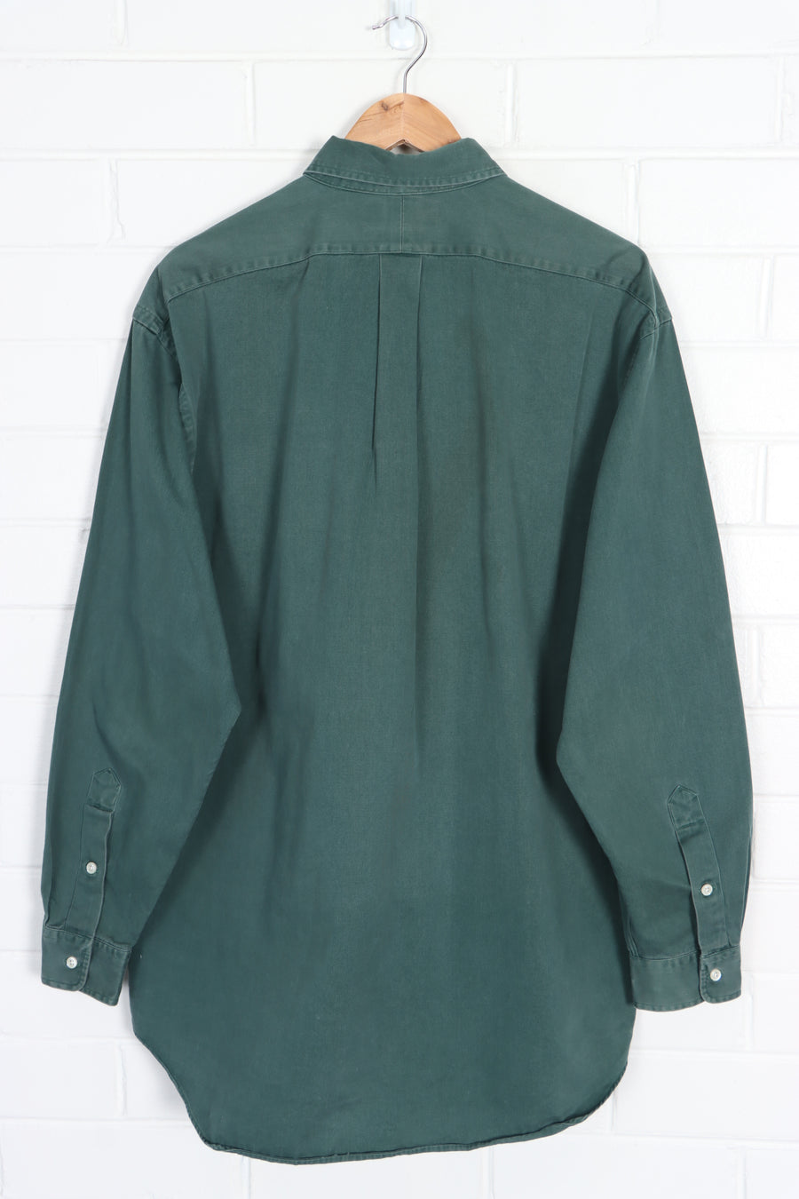 Vintage RALPH LAUREN Forest Green 'Blake' Button Up Shirt (XXL)