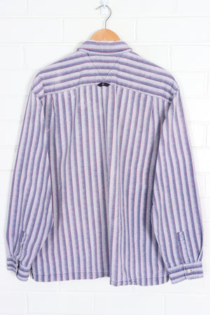 TOMMY HILFIGER JEANS 90s Stripe Button Up Shirt (XXL)