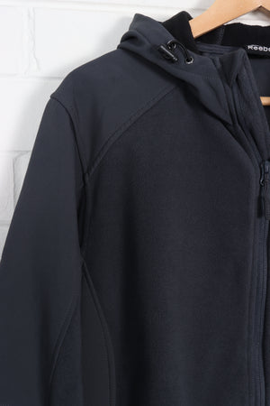 REEBOK Dark Grey Panel Zip Up Fleece (XL)