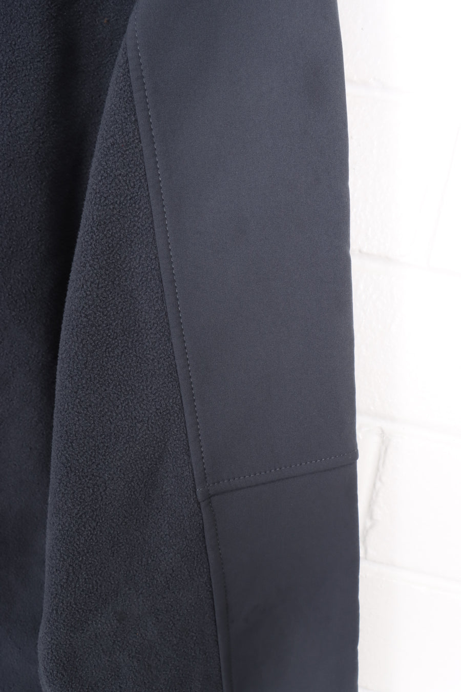 REEBOK Dark Grey Panel Zip Up Fleece (L)