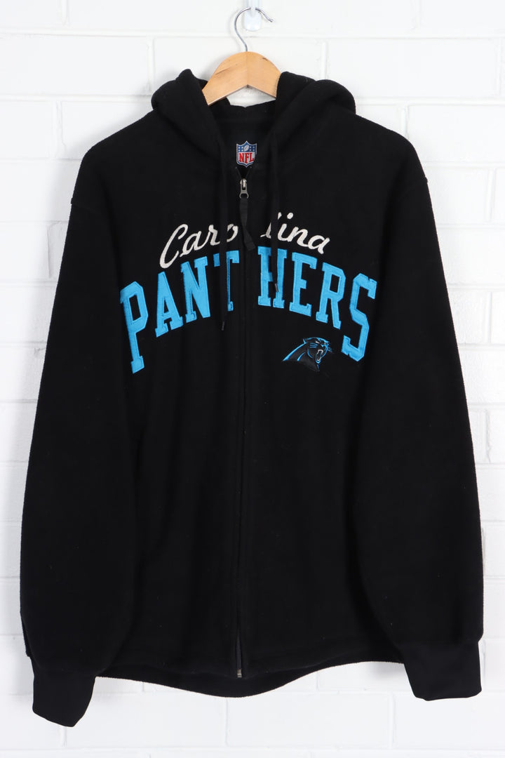 NFL Carolina Panthers Fleece Zip Up Jacket (XL)