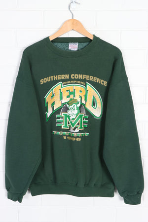 Marshall University 1996 Thundering Herd Champions Sweatshirt USA Made (L)