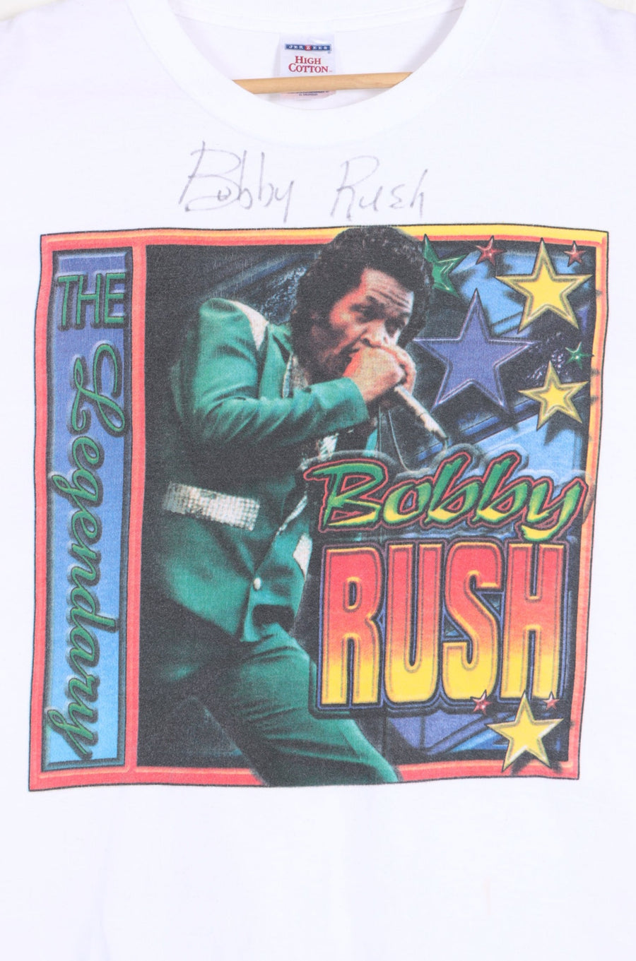 Autographed "The Legendary" Bobby Rush T-Shirt (L) - Vintage Sole Melbourne