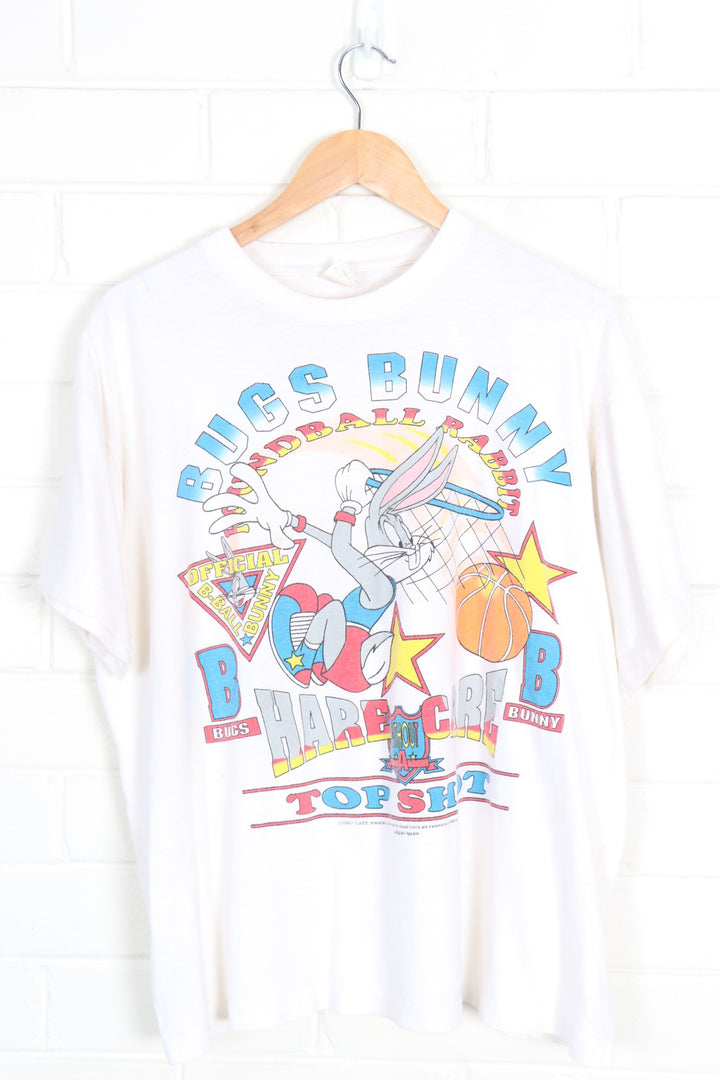 Vintage 1993 Looney Tunes Bugs Bunny 'Top Shot' Basketball Single Stitch T-Shirt (XL)