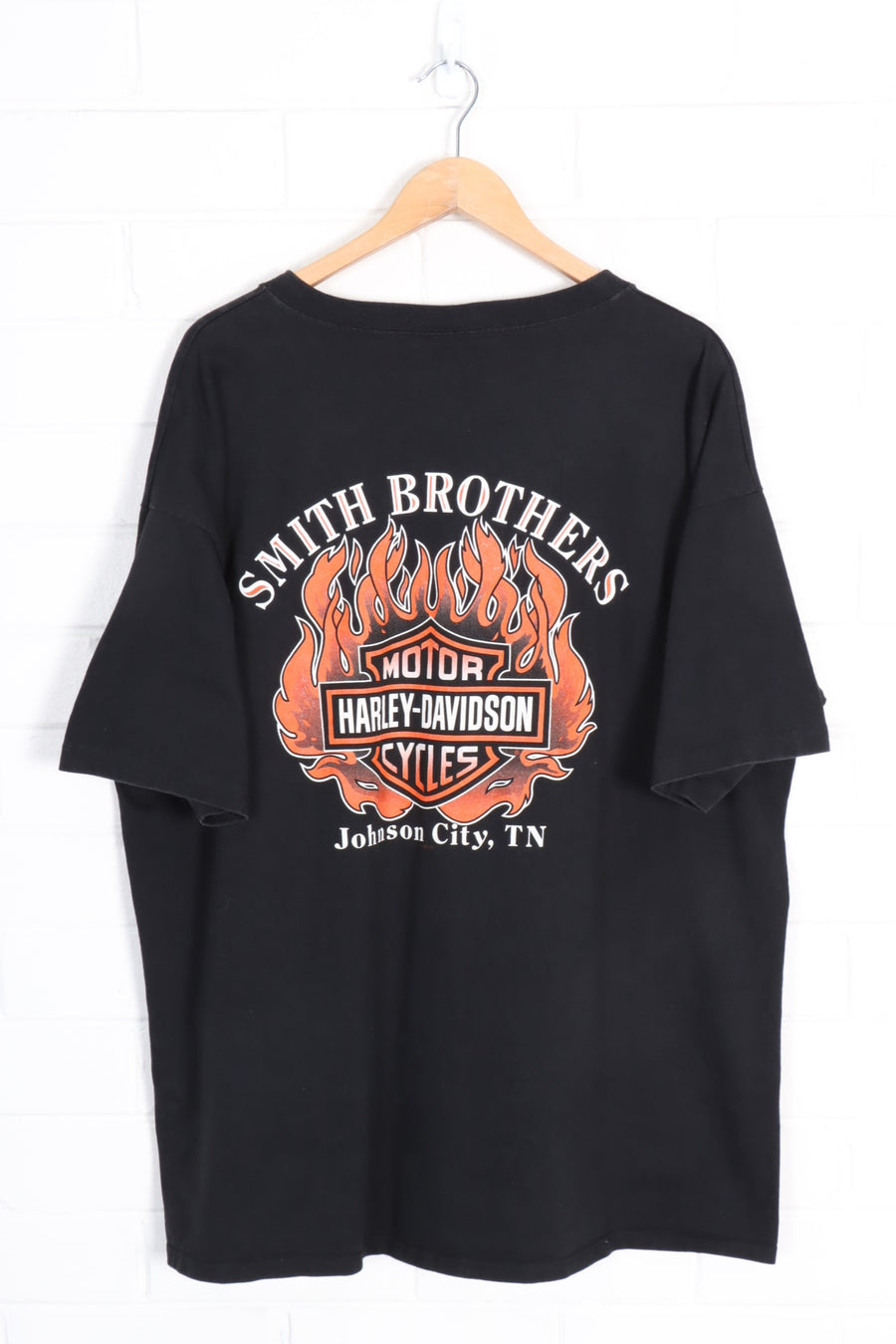 HARLEY DAVISON Flame Fire Smith Brothers Henley T-Shirt (XXXL)