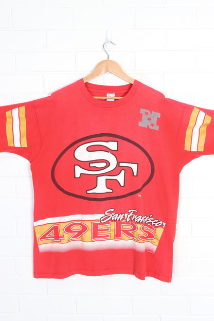 Vintage NFL 1994 San Francisco 49ers All Over Tee USA Made (XL)