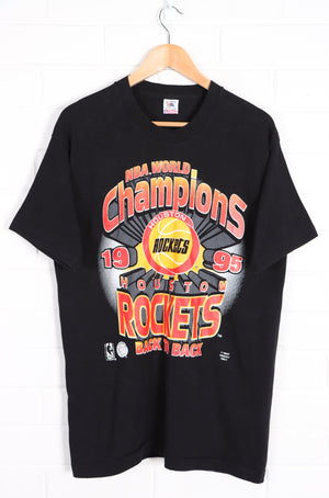 Houston Rockets NBA 1995 Champions Single Stitch T-Shirt (M) - Vintage Sole Melbourne