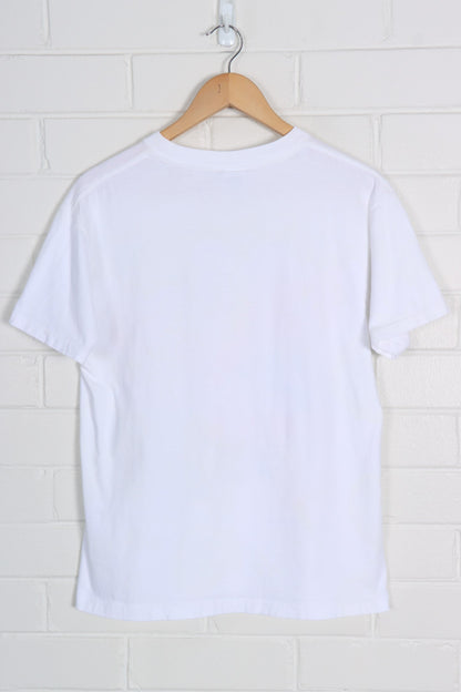 1993 Vintage Rainbow Clown Fish Santa Barbra Single Stitch Tee (M) - Vintage Sole Melbourne