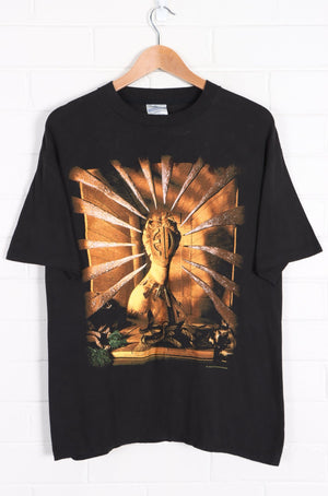 Emerson, Lake & Palmer 1992 World Tour Front Back T-Shirt USA Made (M) - Vintage Sole Melbourne