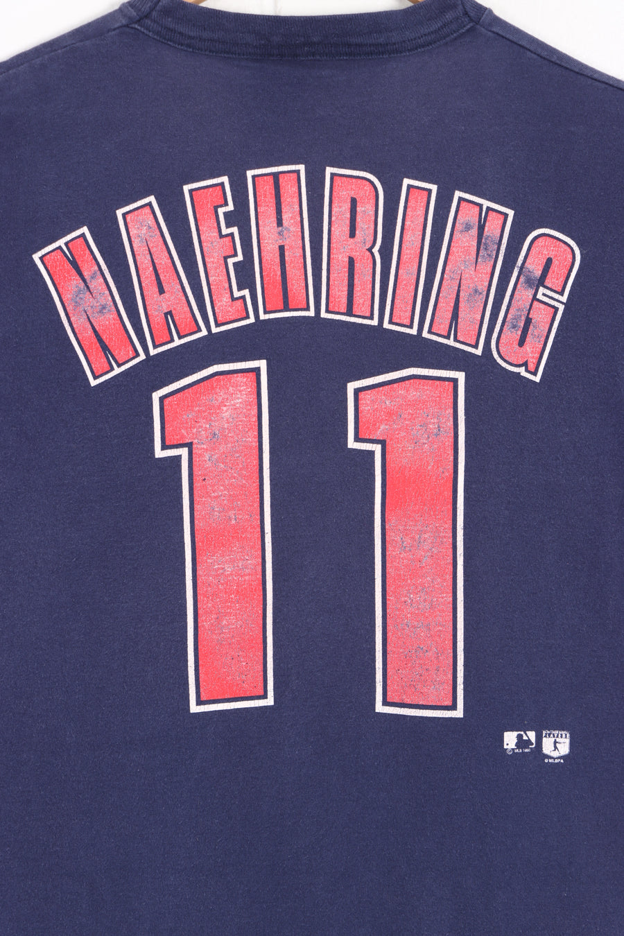 MLB 1995 Boston Red Sox #11 Naehring Front Back Single Stitch T-Shirt (S) - Vintage Sole Melbourne